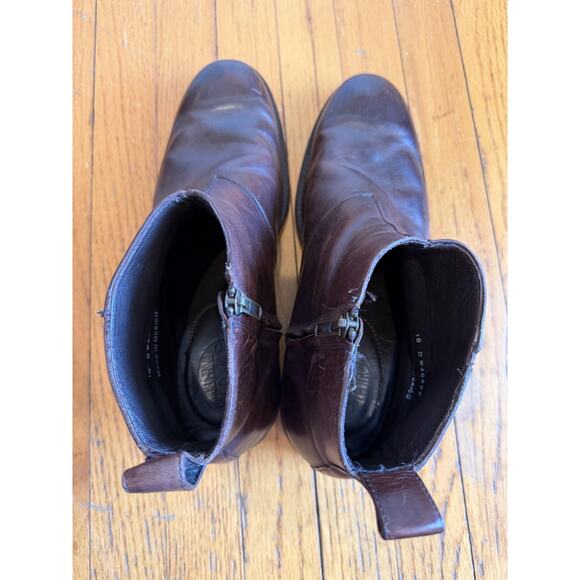 Wolverine 1000 Mile Boots Mens Size 10 Brown Leather Ankle Zip Booties Dress main image 8